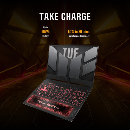 Asus Tuf Gaming A15  Amd Ryzen 9 7940hs 4.0ghz 16gb 1tb Ssd 15.6" 144hz Fhd (1920x1080) / Nvidia *Rtx 4060 8gb* / Gray /  Platinum Collection / Backlit English Kb Win11h - Fa507xv-Ms94