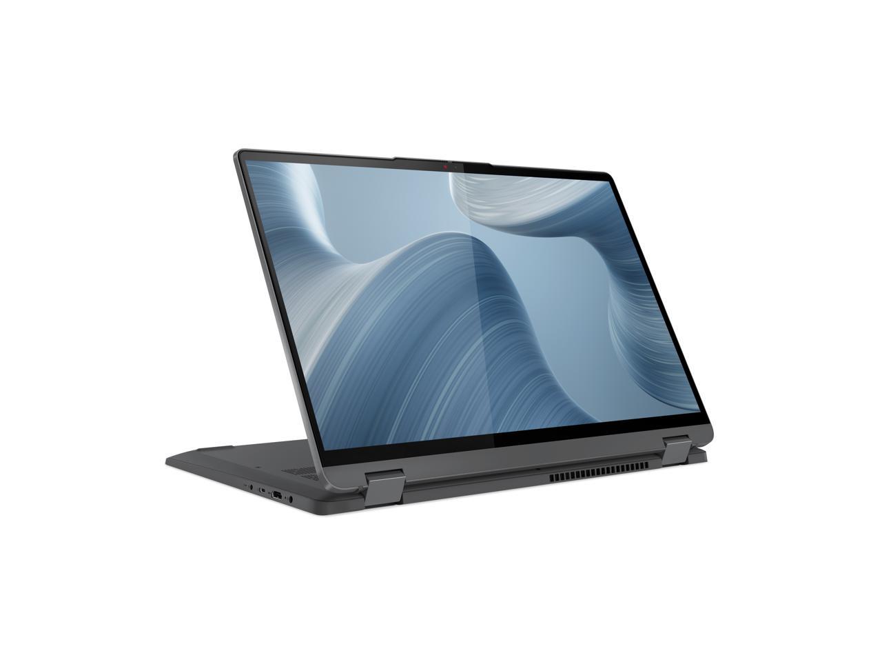 Lenovo Flex 5 16iau7 2-In-1 Convertible Core I7-1255u 16gb 512gb Ssd 16" Touch 2.5k (2560x1600) / Fp Reader / Storm Grey / Backlit Keyboard/Eng. Kb Win 11h - 82r80002us
