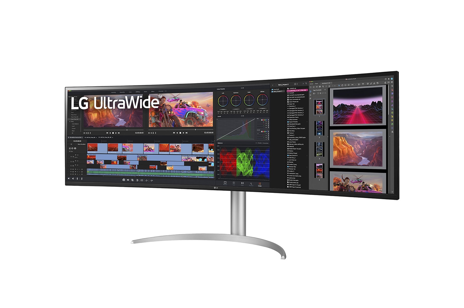 Lg Ultrawide Monitor (49wq95c) – 49-Inch 32:9 Nano Ips Display, Dqhd(5120 X 1440p) At 144hz, Dci-P3 98%, Display Hdr™400, Curved