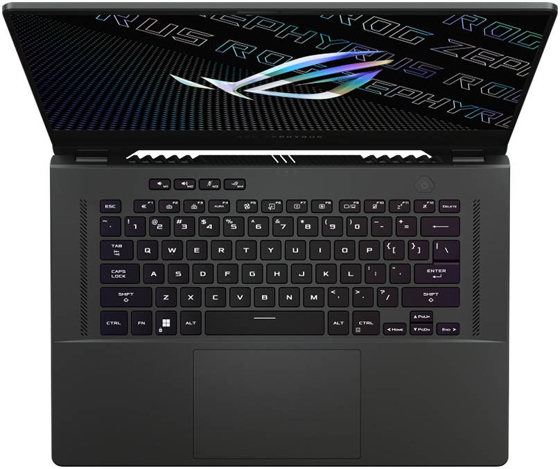 Asus Rog Zephyrus G15 Ga503rm Gaming Ryzen R9 6900hs 512gb 16gb 15.6" Wqhd (2560x1440) 165hz Ips Win11 Rtx 3060 6gb Eclipse Gray Rgb Backlit Keyboard , 90nr0812--M006b0
