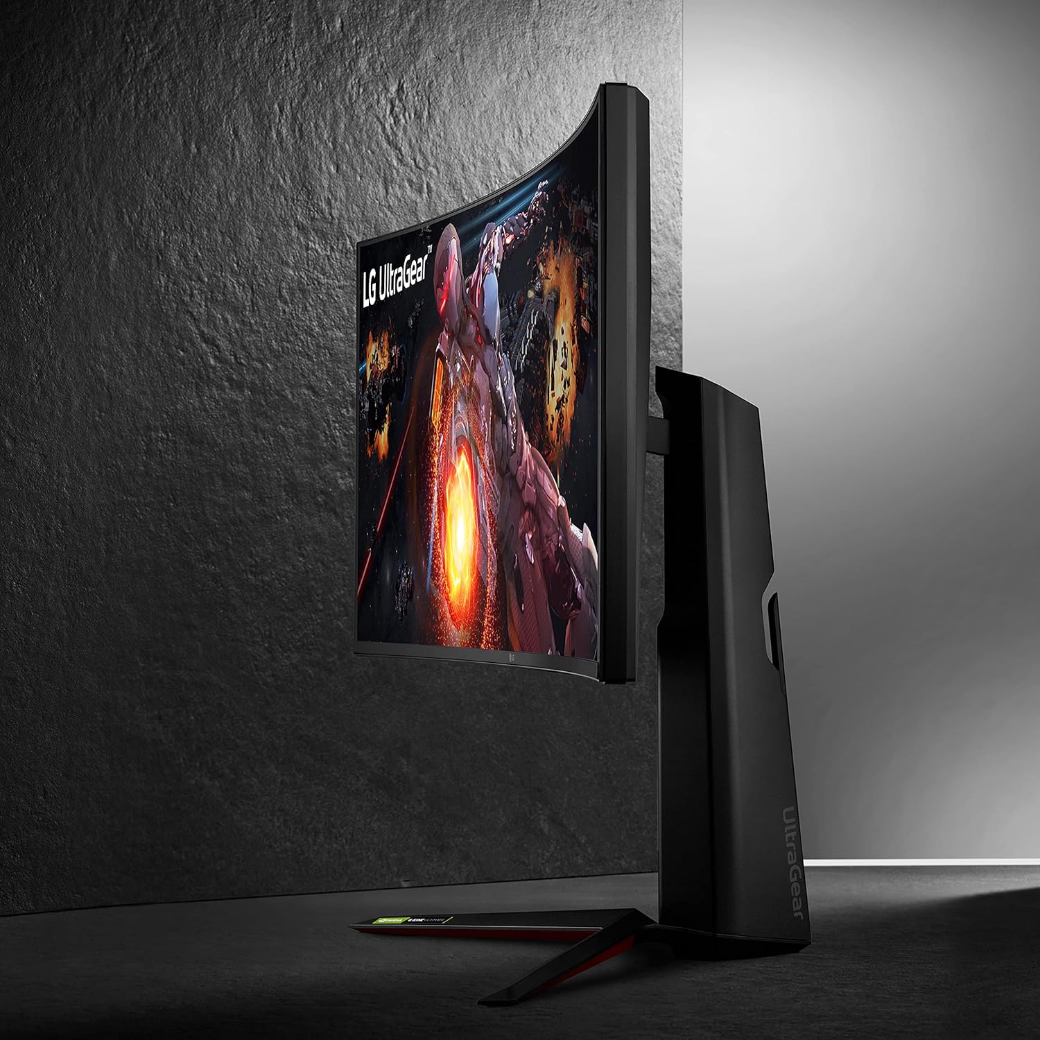Lg 34gp950g-B 34 Inch Ultragear Qhd (3440 X 1440) Nano Ips Curved Gaming Monitor With 1ms Response Time And 144hz Refresh Rate And Nvidia G-Sync Ultimate With Tilt/Height Adjustable Stand - Black