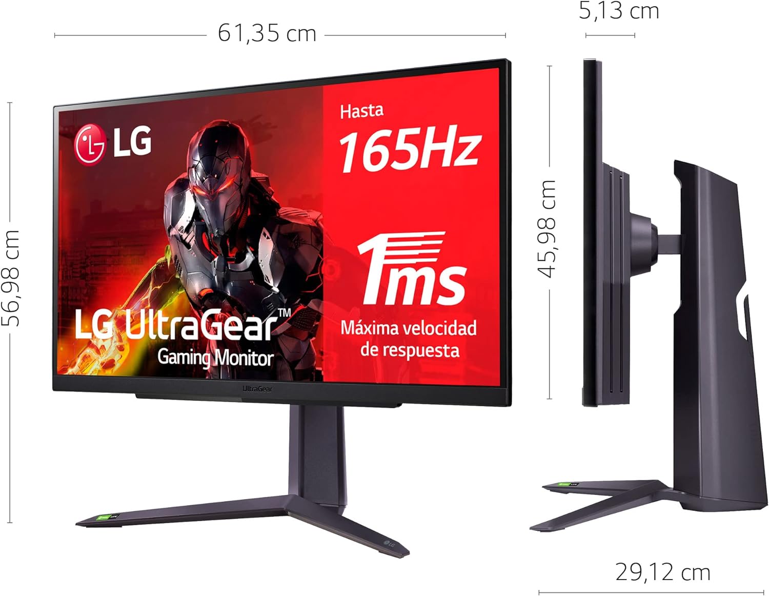 Lg 27gr75q-B.Aeu Led Display 68.6 Cm (27") 2560 X 1440 Pixels Quad Hd Black
