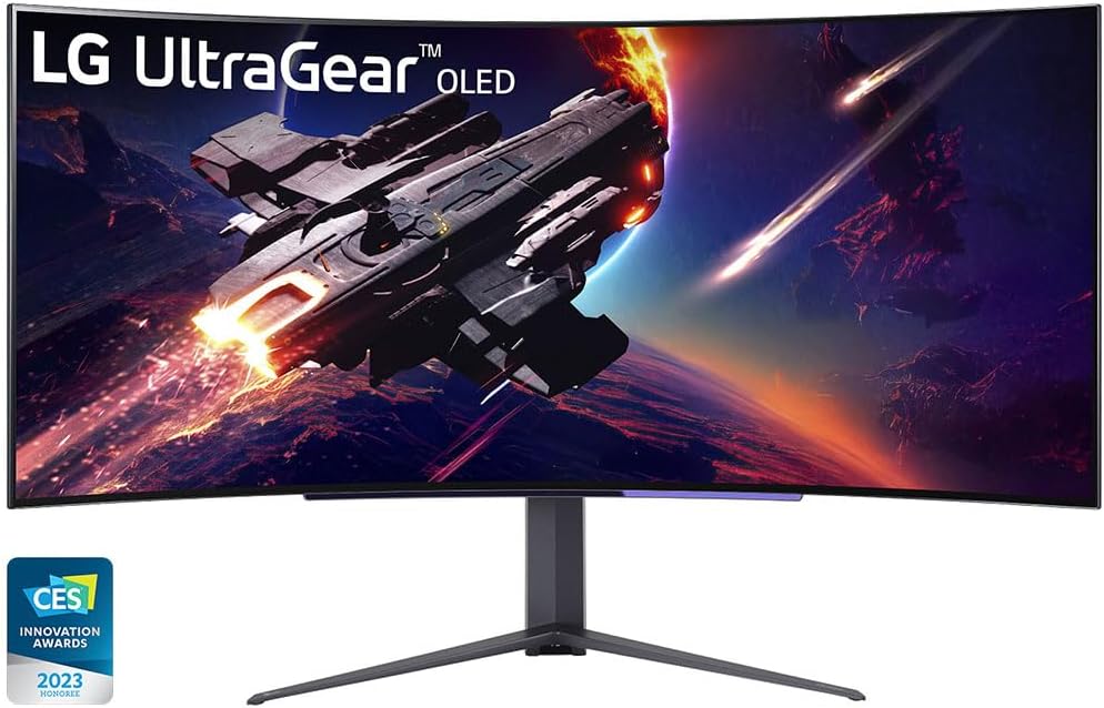 Lg Ultragear Oled 45gr95qe-B – Wqhd Curved Ultrawide Gaming Monitor – 240hz – 0.03ms – 45inch
