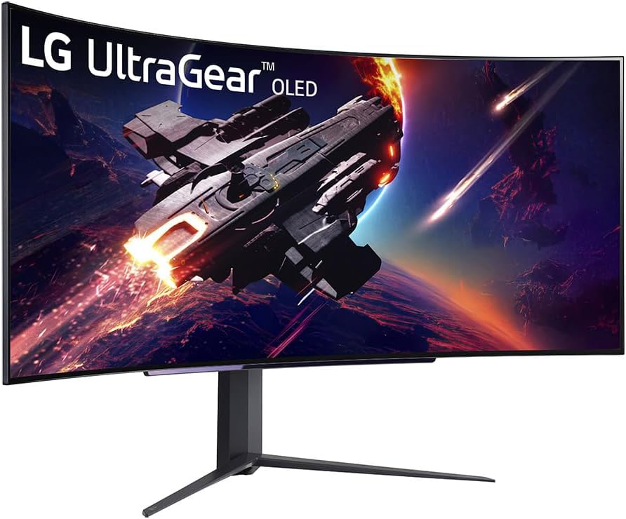 Lg Ultragear Oled 45gr95qe-B – Wqhd Curved Ultrawide Gaming Monitor – 240hz – 0.03ms – 45inch