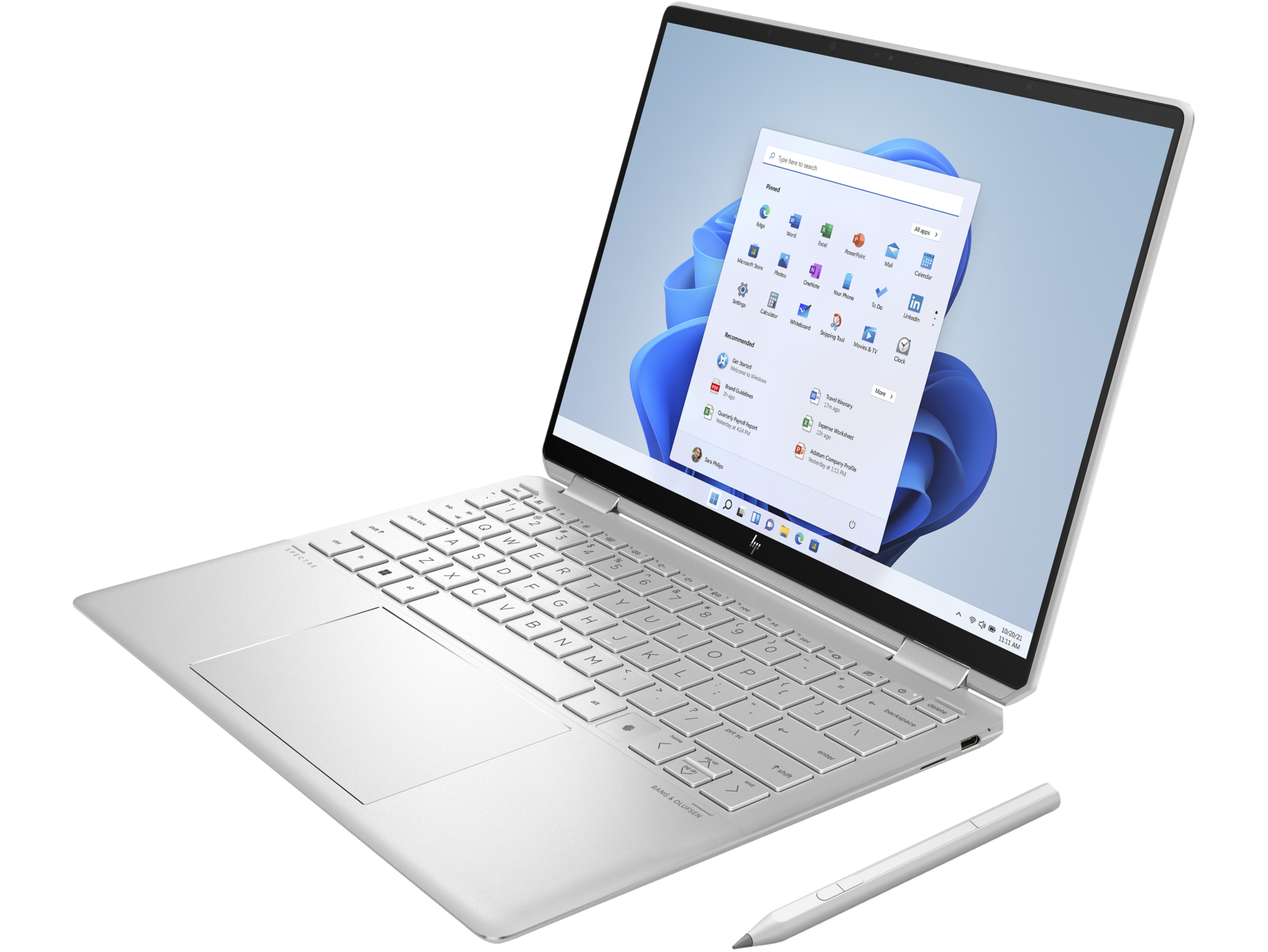 Hp Spectre X360 14-Ef0747nr W11h-64 I5 1235u 1.3ghz 512gb Nvme 8gb Ddr4 4266 13.5 Wuxga+ Wlan Bt Bl Pen Cam Silver