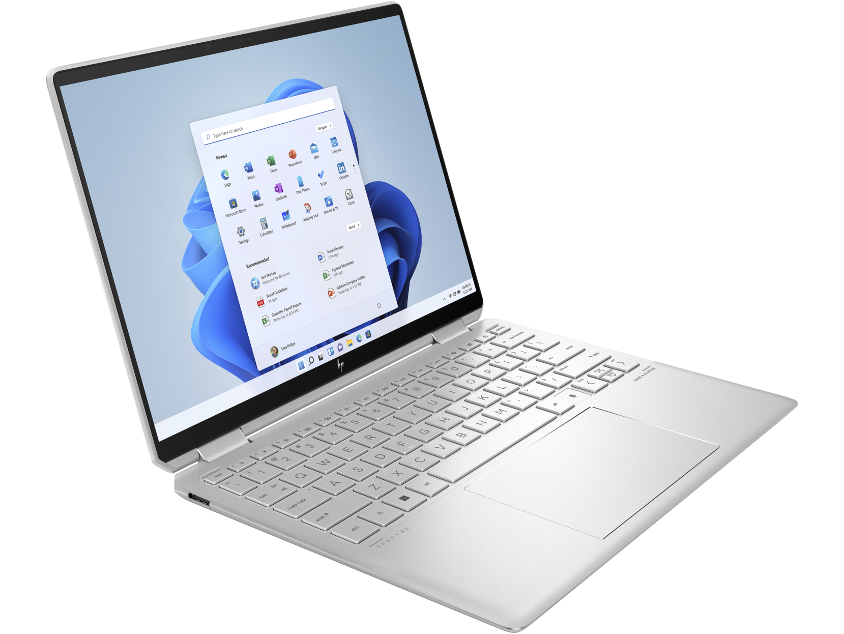 Hp Spectre X360 14-Ef0747nr W11h-64 I5 1235u 1.3ghz 512gb Nvme 8gb Ddr4 4266 13.5 Wuxga+ Wlan Bt Bl Pen Cam Silver