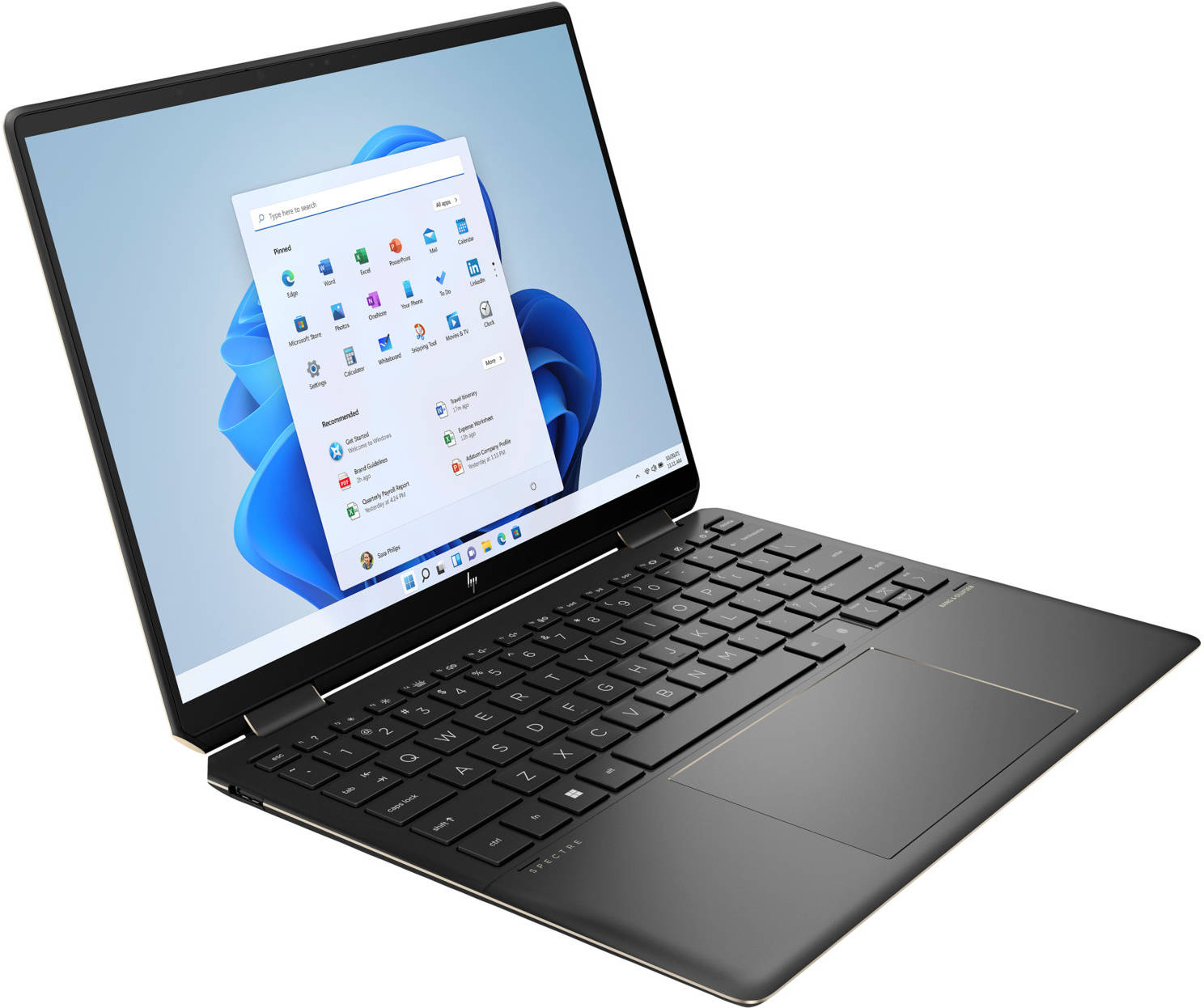 Hp Spectre X360 14-Ef0013dx I7 1255u 1.7ghz 1tb Nvme 16gb 13.53k2k Wlan Bt Bl Pen Cam Nightfall Black