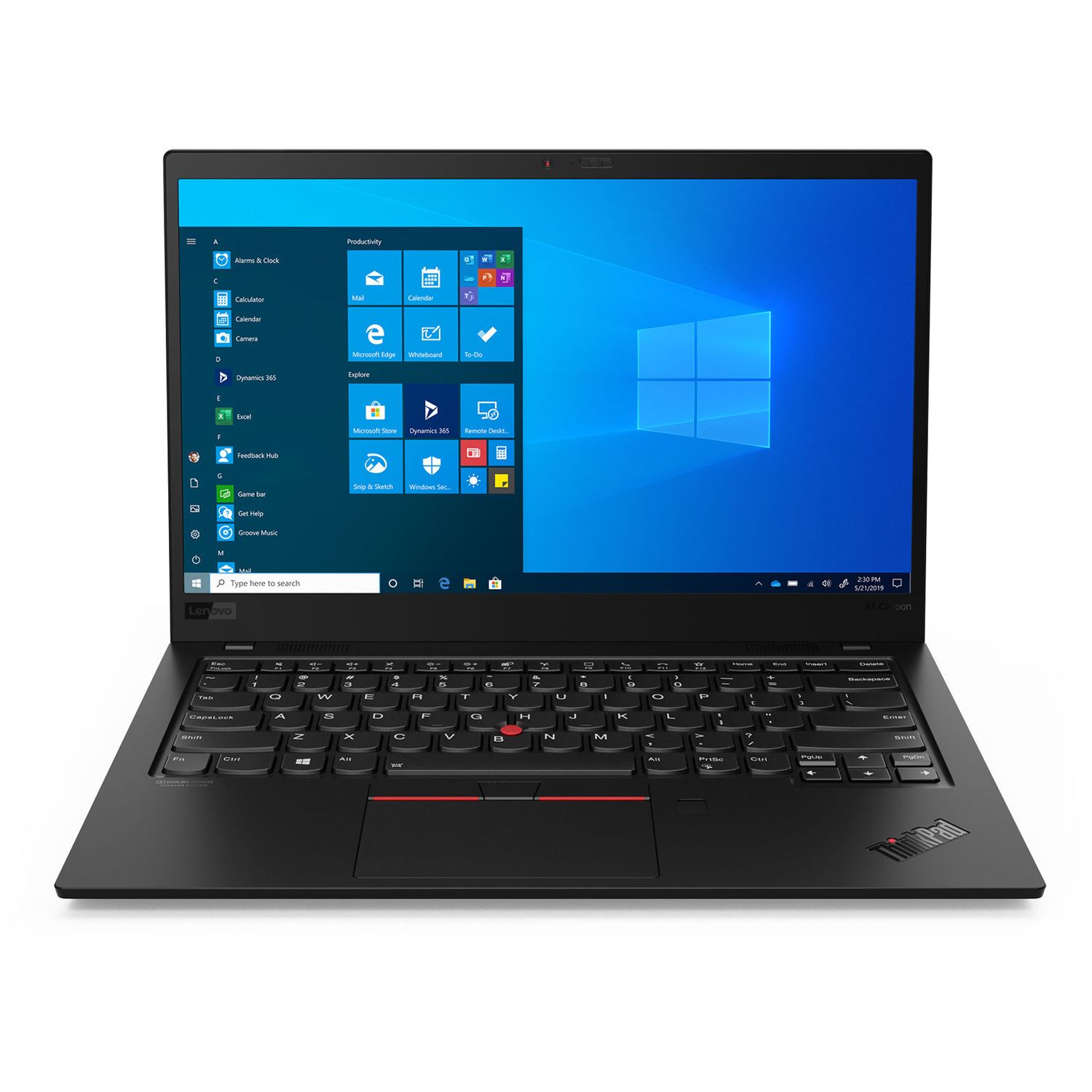 Lenovo Thinkpad X1 Carbon Gen 9 Core™ I7-1165g7 256gb Ssd 8gb 14" (1920x1200) Win10 Pro Black Backlit Keyboard Fp Reader French Azerty