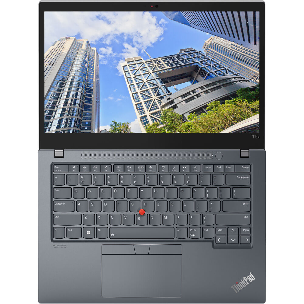 Lenovo Thinkpad T14s Gen 2 Core™ I5-1145g7 256gb Ssd 8gb 14" (1920x1080) Win10 Pro Storm Gray Backlit Keyboard Fp Reader