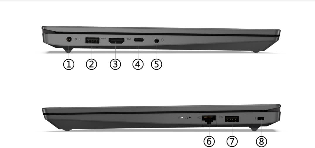 Lenovo V14 G4 Amd Ryzen™ 5 7520u 256gb Ssd 8gb 14" (1920x1080) Win11 Pro Business Black