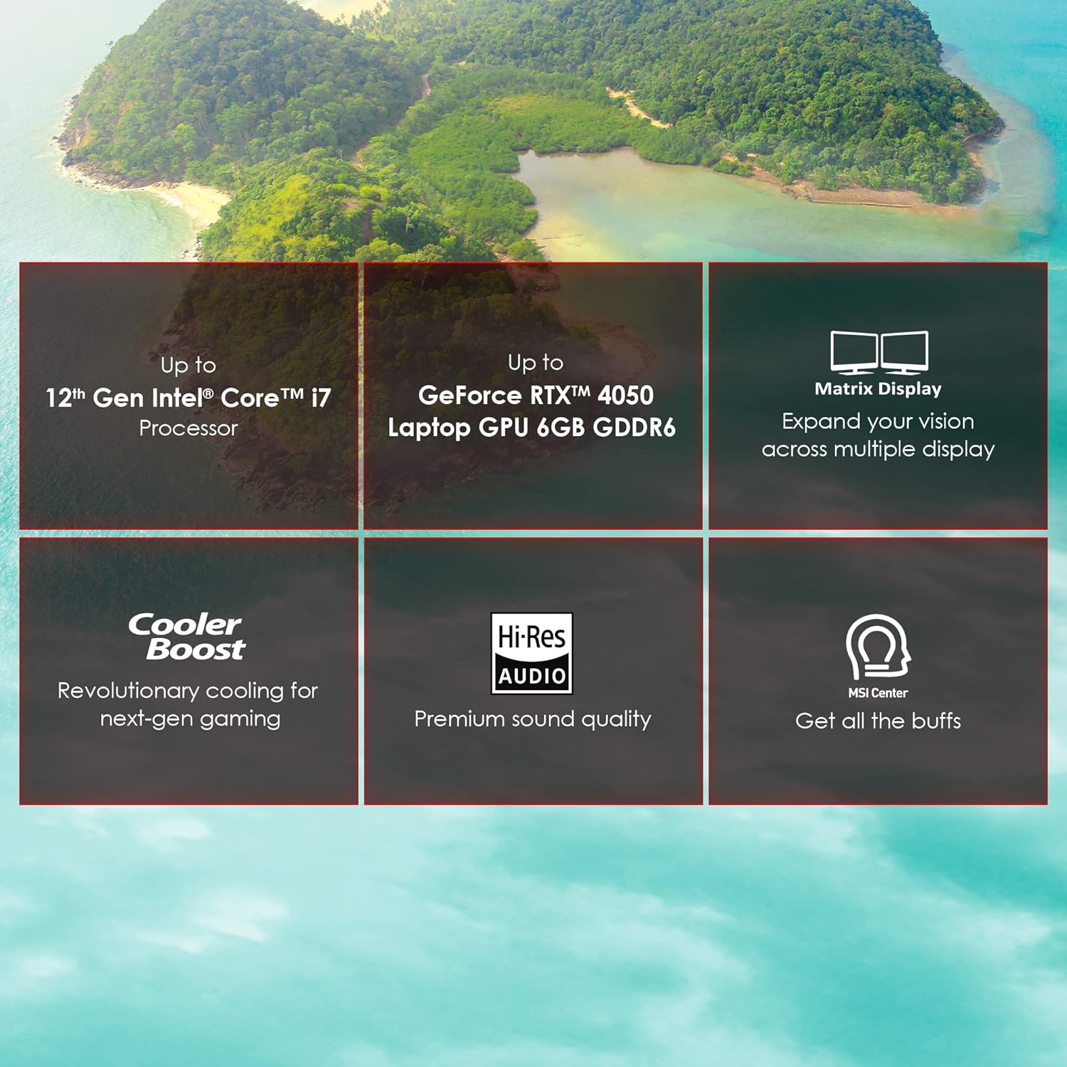 Msi Thin Gf63 Gaming Core I7-12650h 512gb Ssd 16gb 15.6" 144hz Win11 Rtx 4050 6gb Black Backlit Keyboard