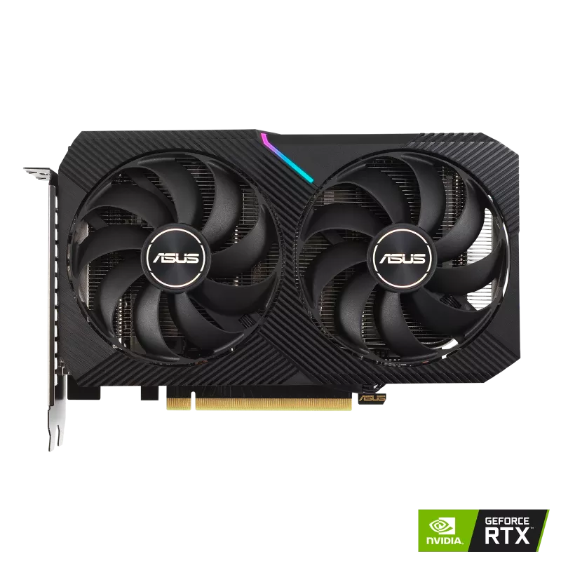 Asus Dual Geforce Rtx 3050 Oc Edition 8gb 128 Bit Gddr6 Pci Express 4.0 X16 Graphics Card : Axial-Tech Fan Design, 0db Technology, 3 X Dp 1.4a, 1 X Hdmi 2.1. Hdcp Support 2.3