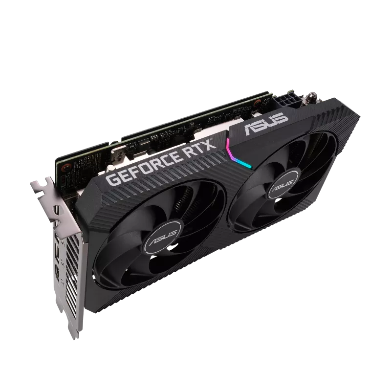 Asus Dual Geforce Rtx 3050 Oc Edition 8gb 128 Bit Gddr6 Pci Express 4.0 X16 Graphics Card : Axial-Tech Fan Design, 0db Technology, 3 X Dp 1.4a, 1 X Hdmi 2.1. Hdcp Support 2.3