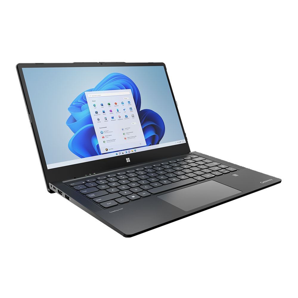 Gateway Gwtc71427 Ultra Slim Core™ I7-1255u 512gb Ssd 8gb 14.1" (1920x1080) Touchscreen Win11 Black Fp Reader