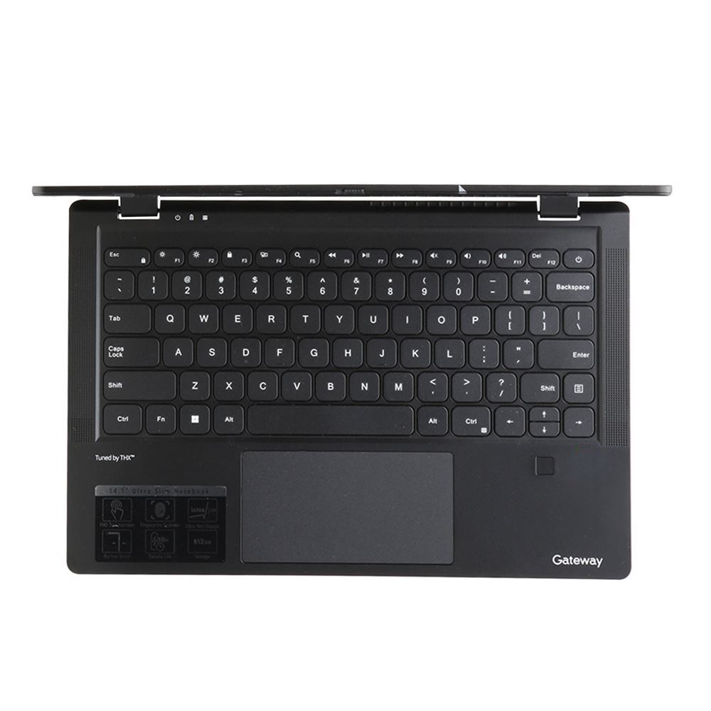 Gateway Gwtc71427 Ultra Slim Core™ I7-1255u 512gb Ssd 8gb 14.1" (1920x1080) Touchscreen Win11 Black Fp Reader