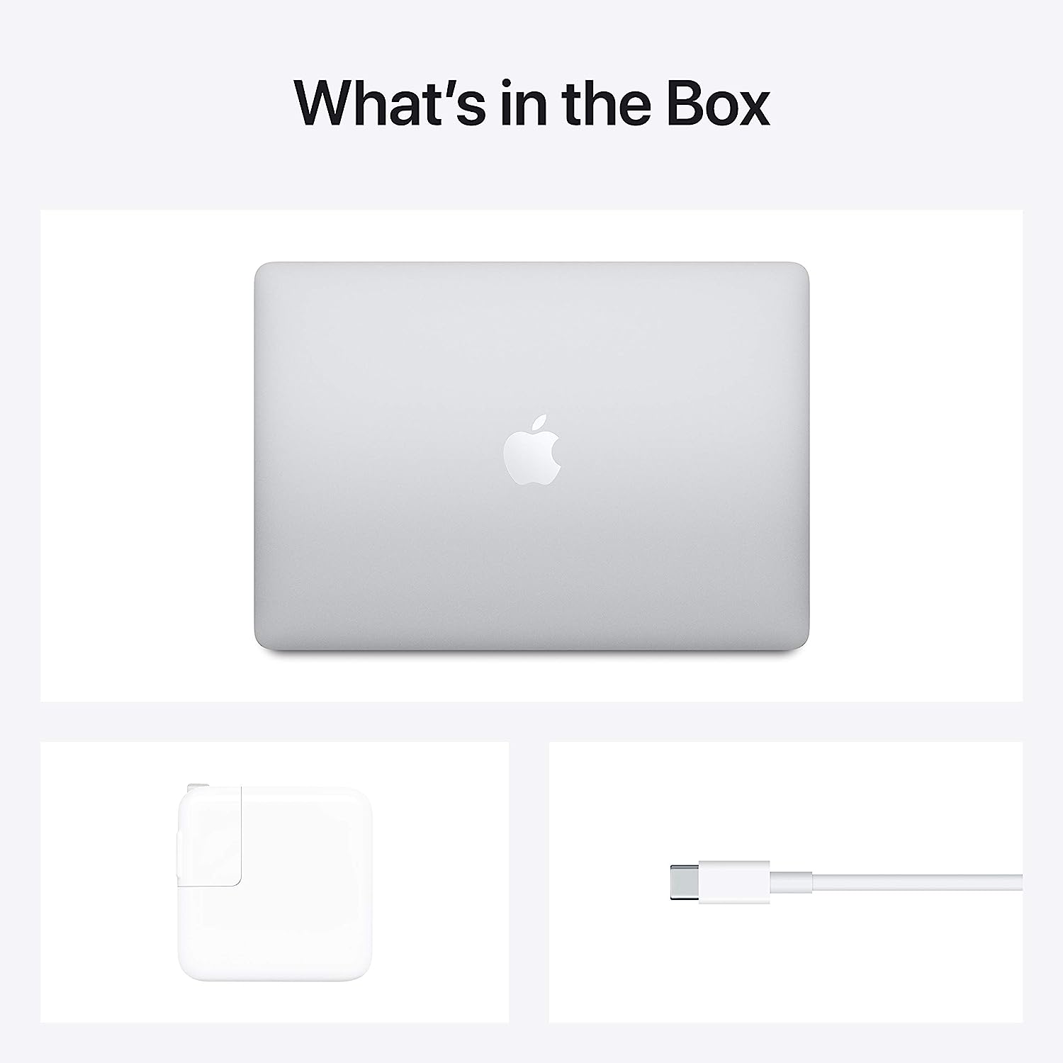 Apple Macbook Air M1 Chip 8-Core 256gb Ssd 8gb 13.3" (2560x1600) Retina Display Macos Big Sur 11.0 Silver Backlit Keyboard