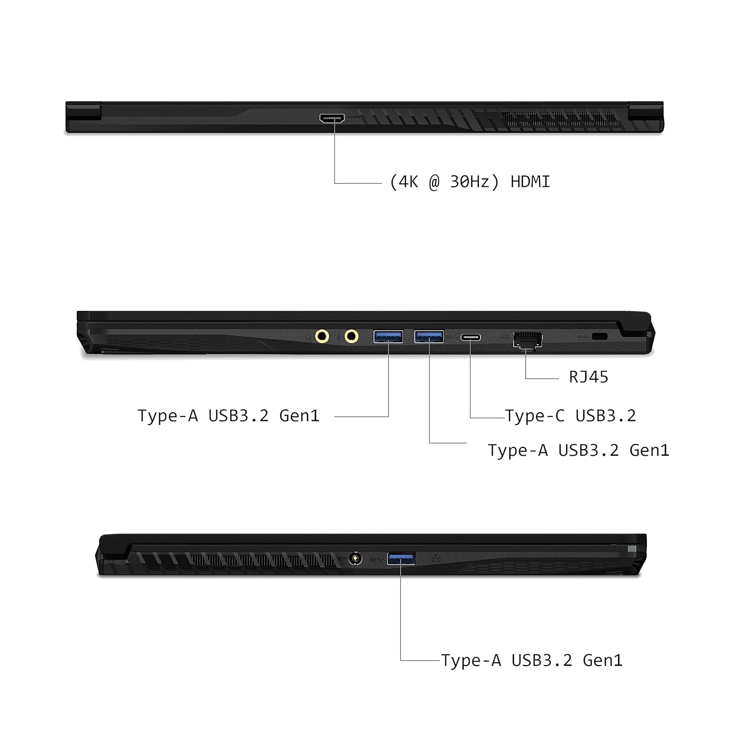 Msi Gf63 Thin 11ucx -1466xro Core-I5-11260h 16gb 512gb Ssd 15.6" 144hz 4gb Rtx2050 Dos 15.6" Fhd Eng Black , 9s7-16r612-1466
