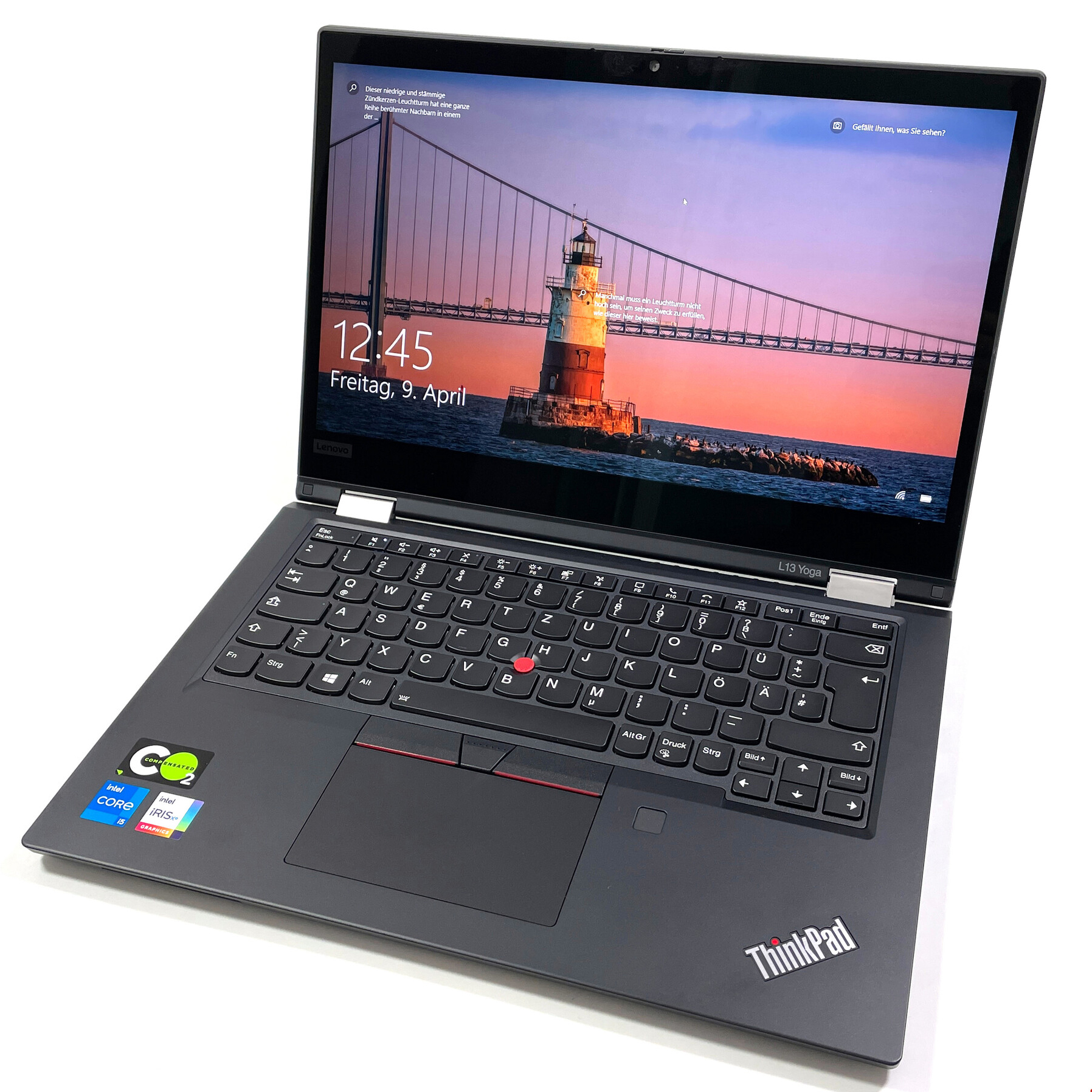 Lenovo ThinkPad L13 Gen 2 Core™ i5-1135G7 512GB SSD 8GB 13.3" (1920x1080) WIN11 Pro BLACK Backlit Keyboard FP Reader