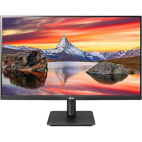 LG 24MP400-B 24” Full HD (1920 x 1080) IPS Display with 3-Side Virtually Borderless Design, AMD FreeSync and OnScreen Control – Black