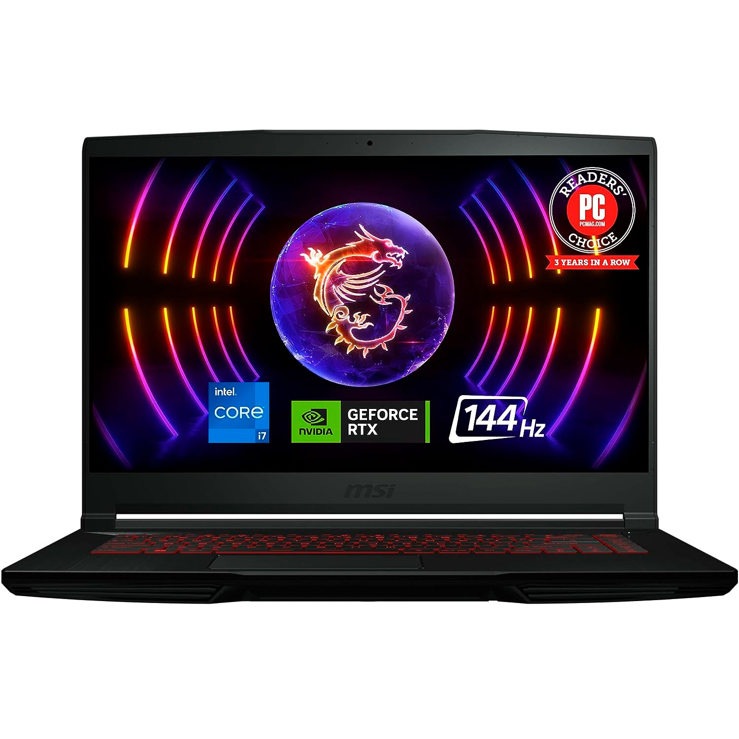 MSI GF63 THIN GAMING Core™ i7-12650H 512GB SSD 16GB 15.6" (1920x1080) 144Hz WIN11 RTX 4050 6GB BLACK Backlit Keyboard