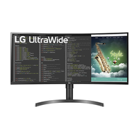 LG 35WN75C-B UltraWide 35" QHD (3440 x 1440) Curved Display, sRGB 99% Color, HDR 10, USB-Type C