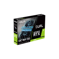 Asus Dual GeForce RTX 3050 OC Edition 8GB 128 Bit GDDR6 PCI Express 4.0 x16 Graphics Card : Axial…