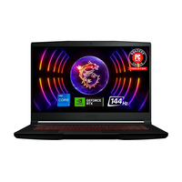 MSI GF63 THIN i7-12650H 512GB SSD 16GB 15.6" (1920x1080) 144Hz WIN11 RTX 4050 6GB BLACK Backlit